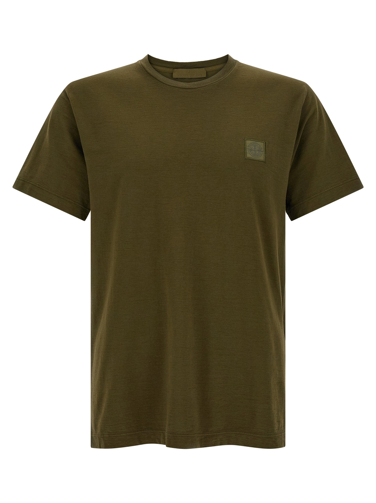 T-shirt bicolore en coton Stone Island