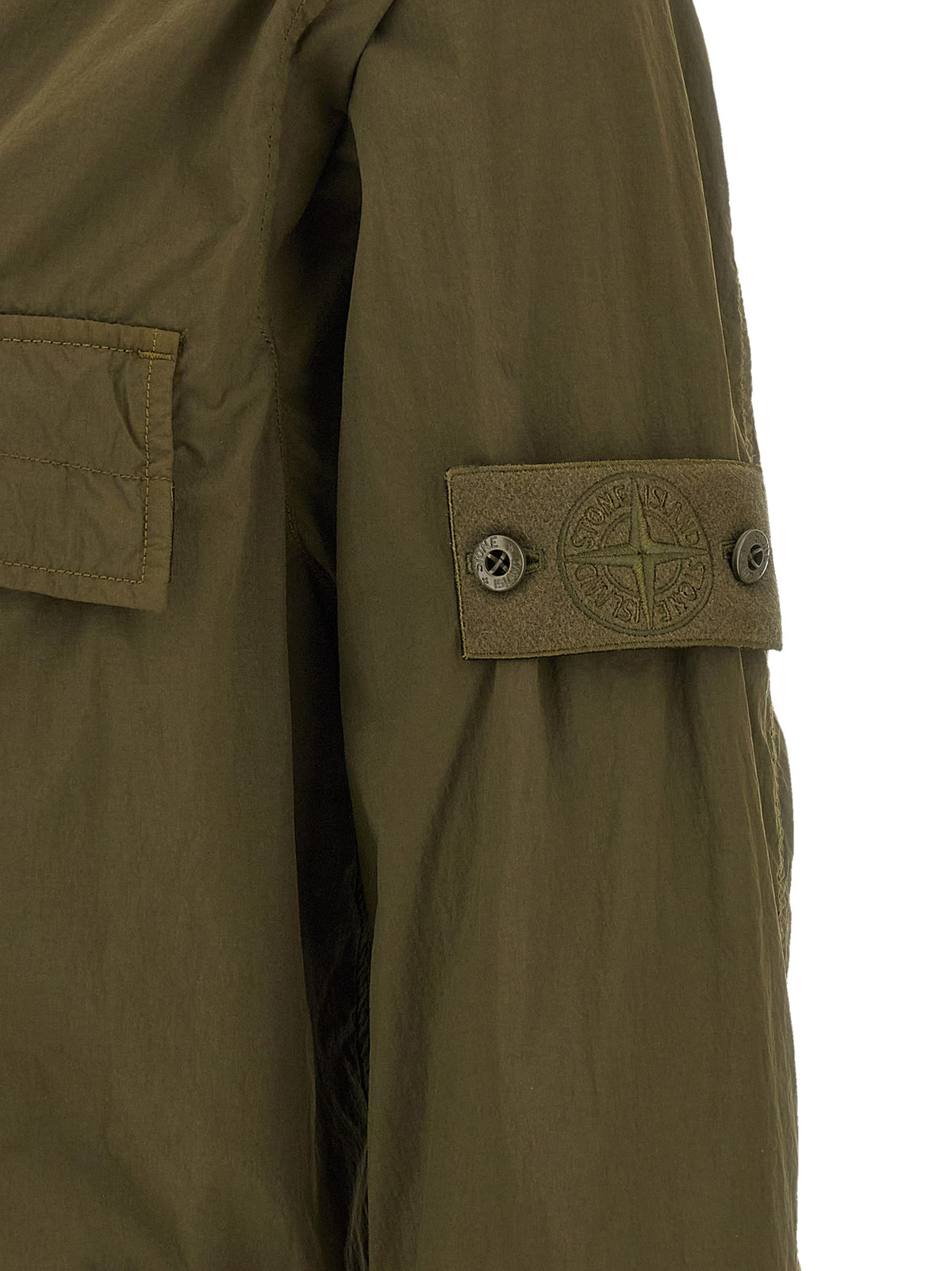 Chemisier Stone Island bicolore en polyamide