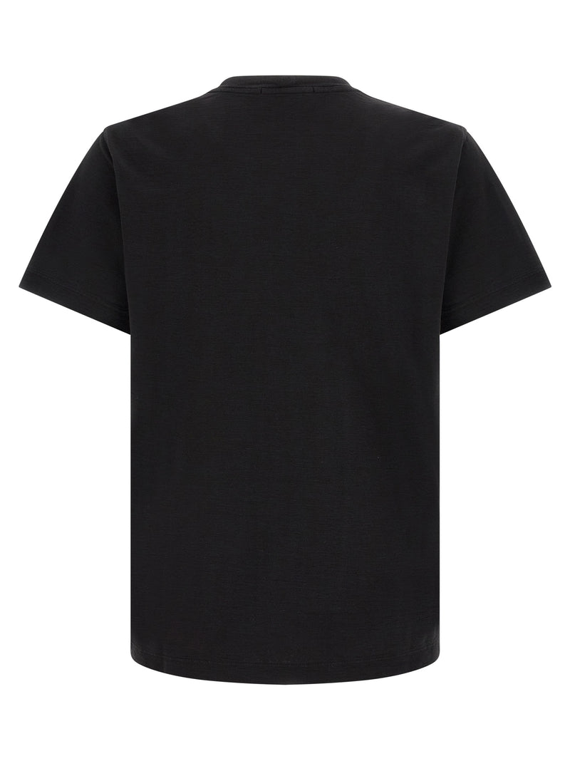T-shirt en coton noir Stone Island