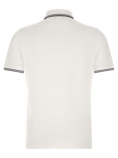 Stone Island Bicolor Cotton Polo Shirt