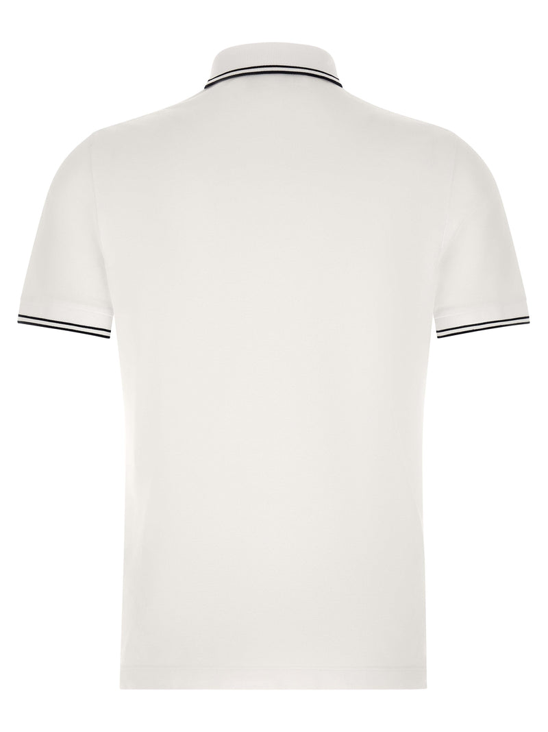 Stone Island Bicolor Cotton Polo Shirt