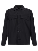 Chemisier noir en polyamide Stone Island