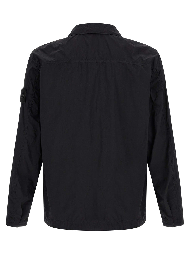 Chemisier noir en polyamide Stone Island