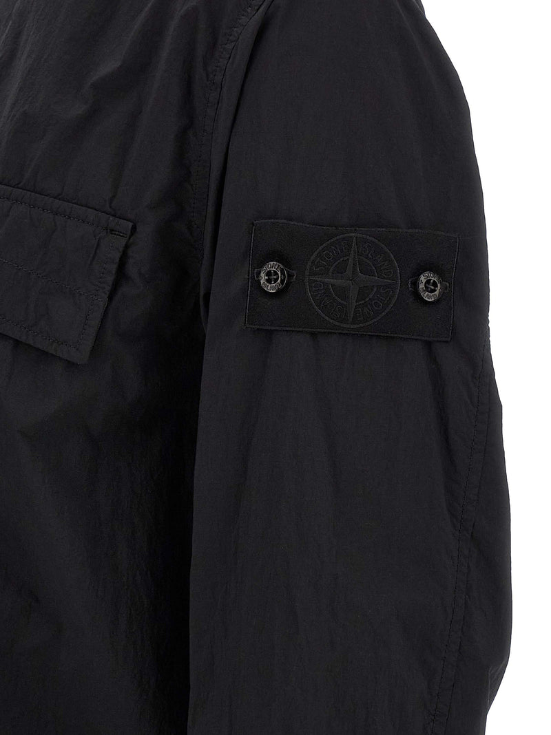 Chemisier noir en polyamide Stone Island