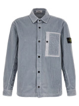 Chemisier en coton gris Stone Island