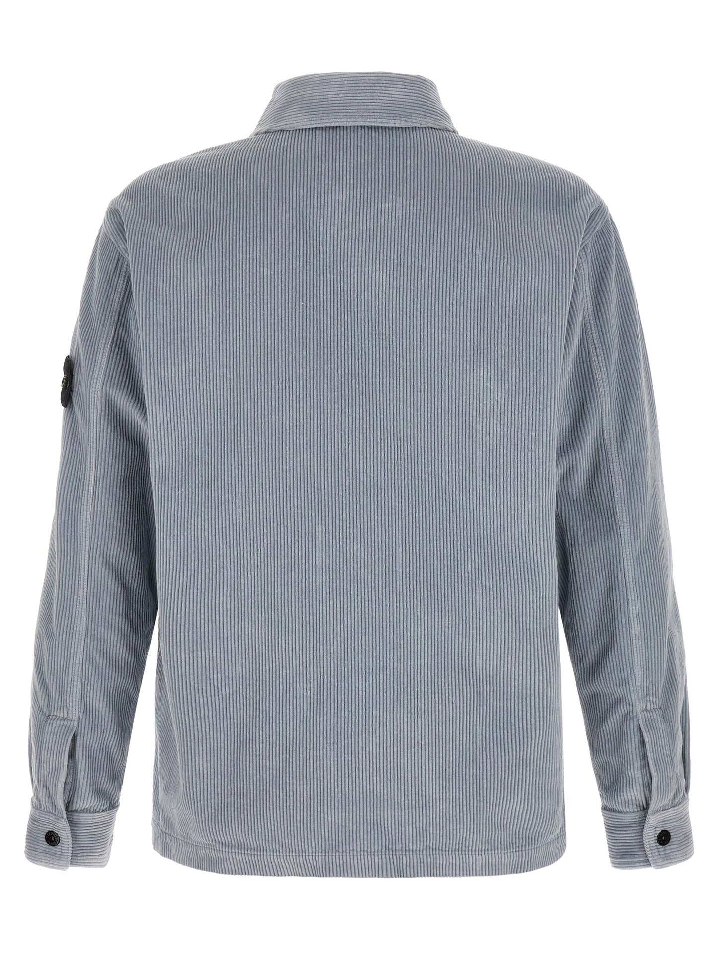 Stone Island Gray Cotton Blouse