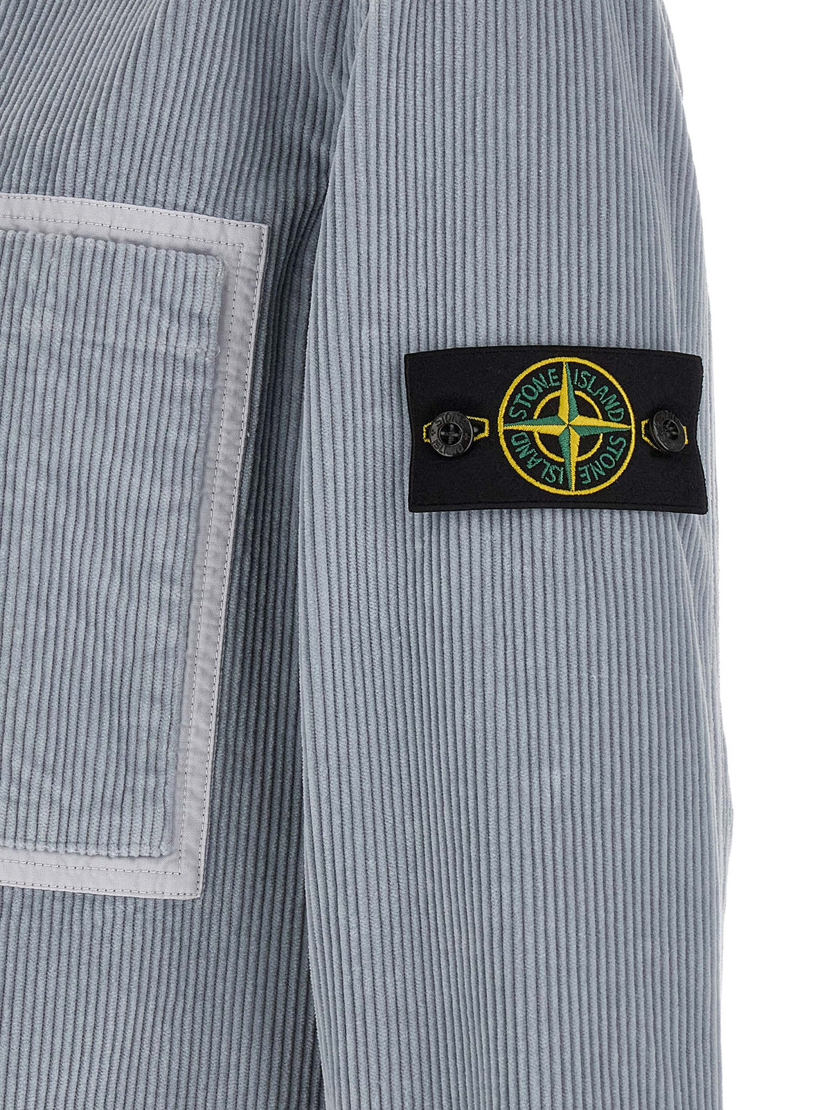 Chemisier en coton gris Stone Island