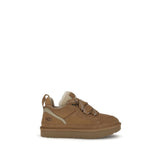 Baskets plateforme UGG en cuir marron
