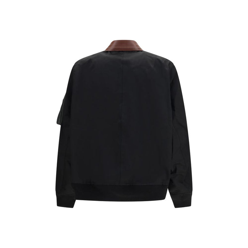 Bomber Sacai en coton noir