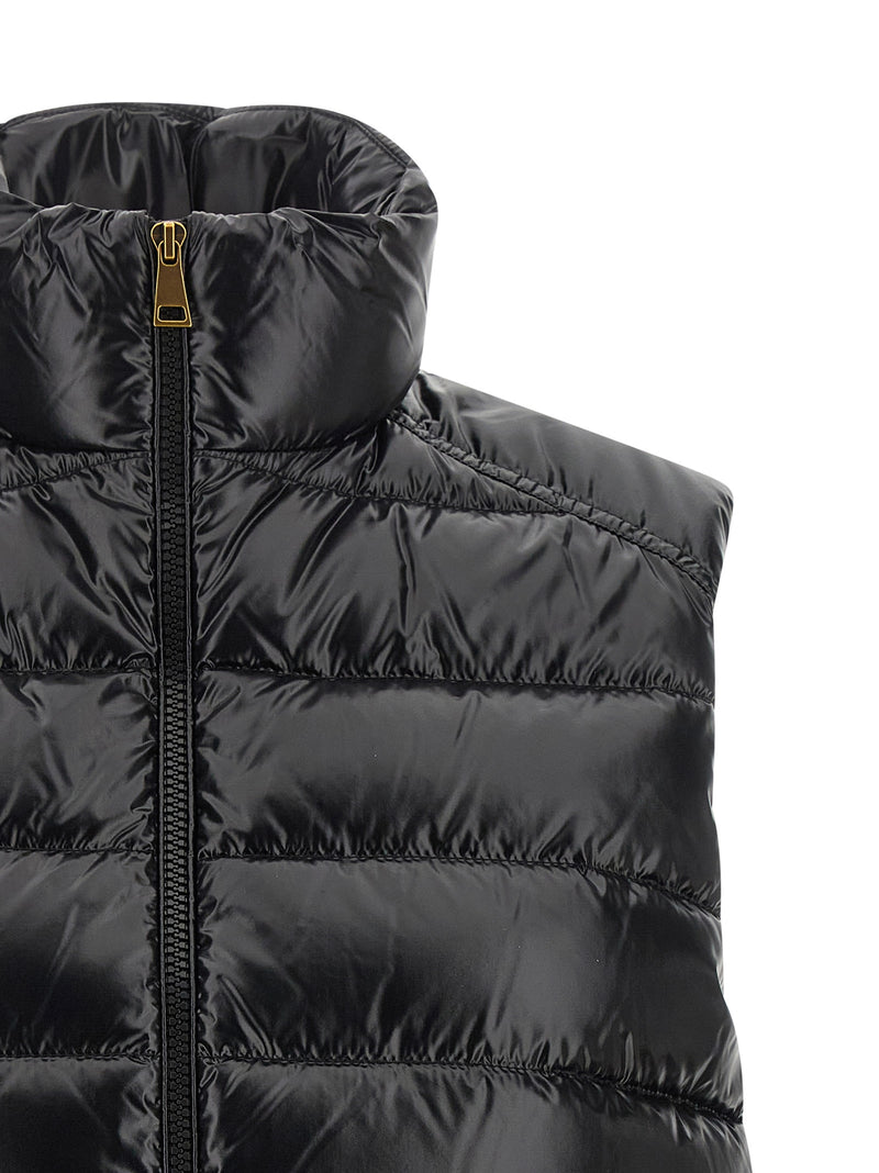Moncler Black Polyamide Sleeveless Jacket
