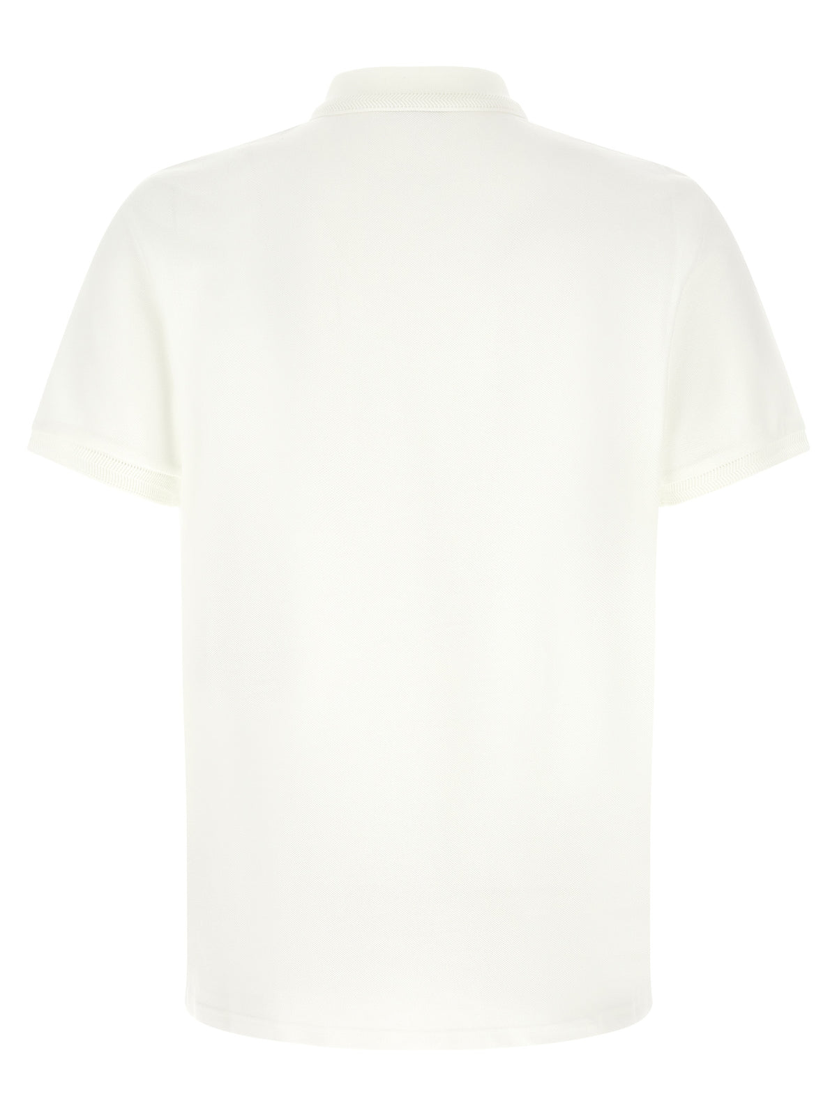 Polo Moncler en coton blanc