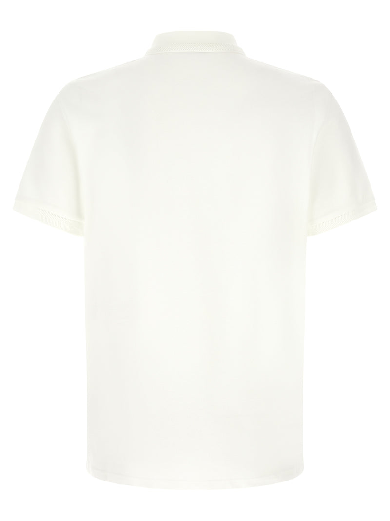 Polo Moncler en coton blanc