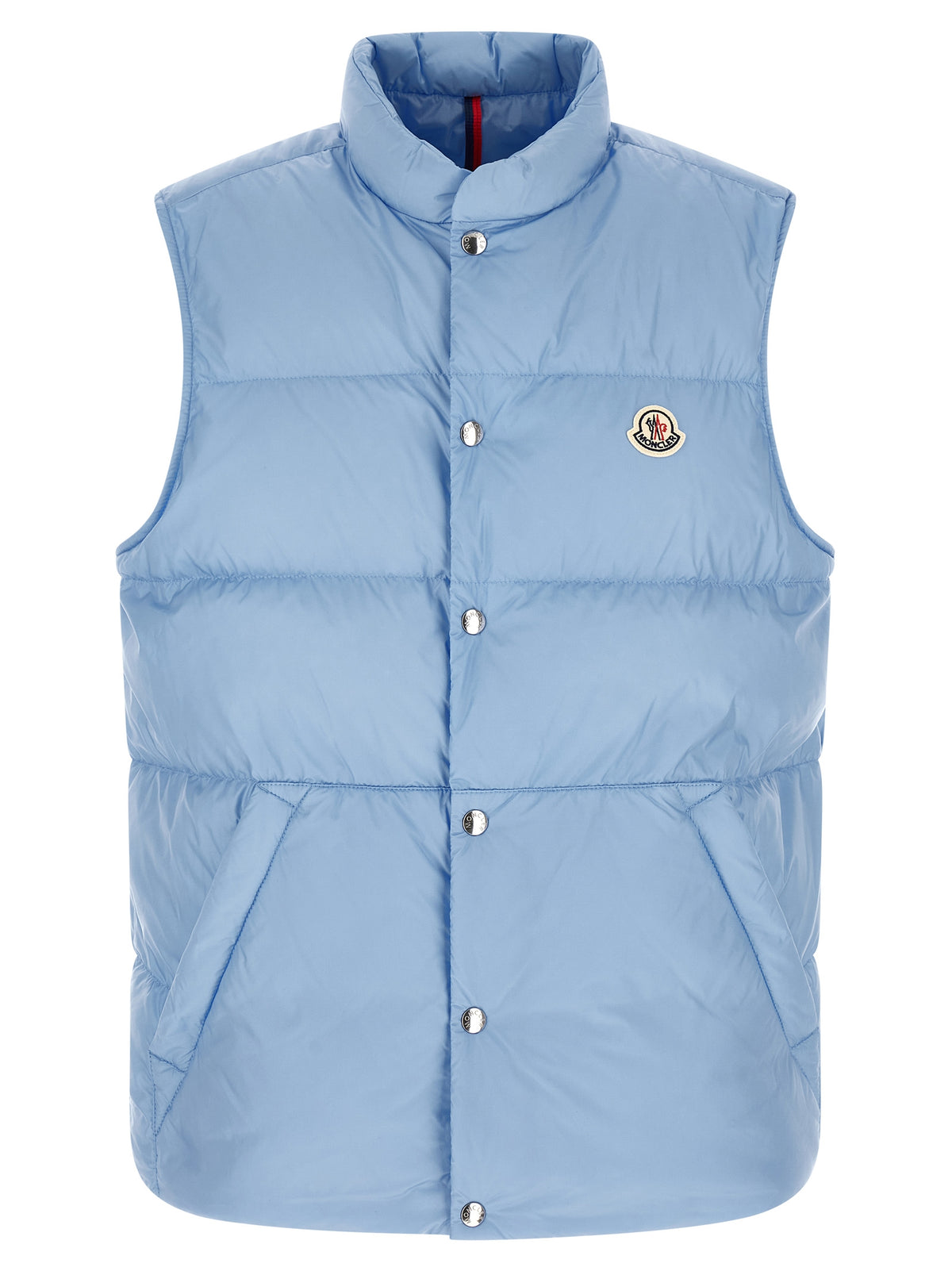 Moncler Blue Polyamide Sleeveless Jacket