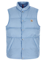 Moncler Blue Polyamide Sleeveless Jacket