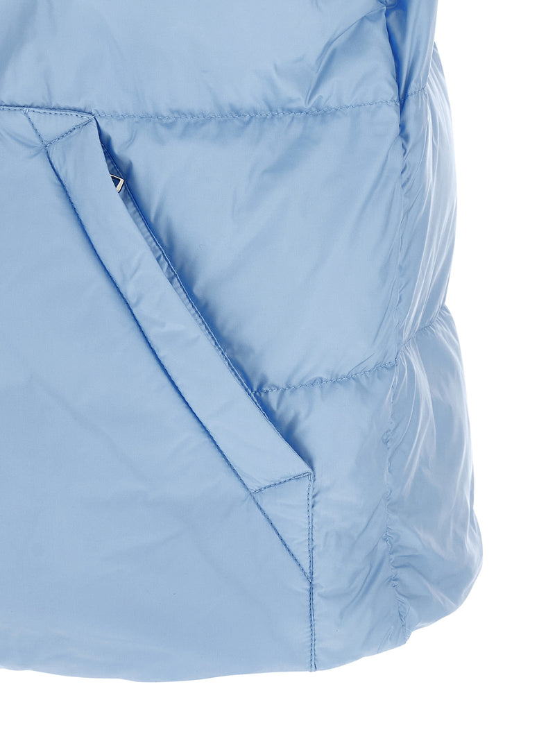 Doudoune sans manches Moncler en polyamide bleu