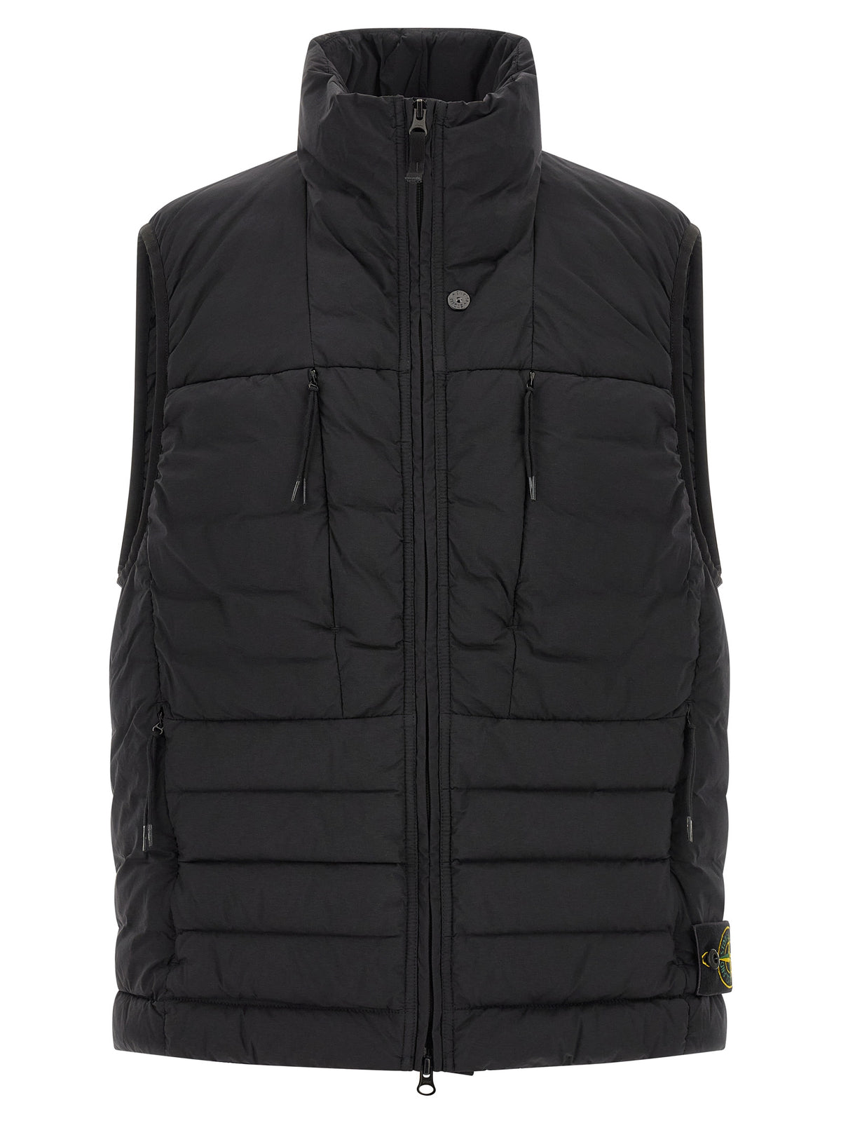 Veste sans manches Stone Island en polyamide noir