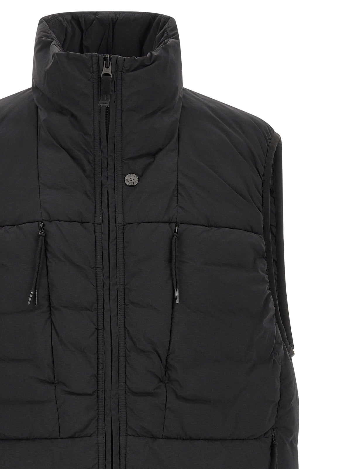 Veste sans manches Stone Island en polyamide noir