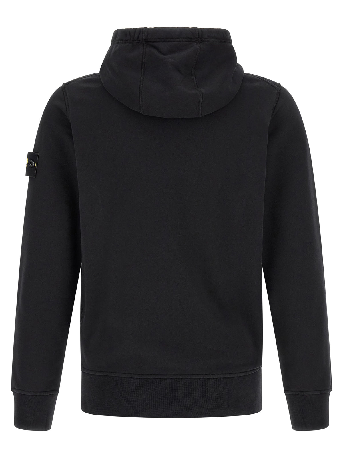 Sweat-shirt en coton noir Stone Island