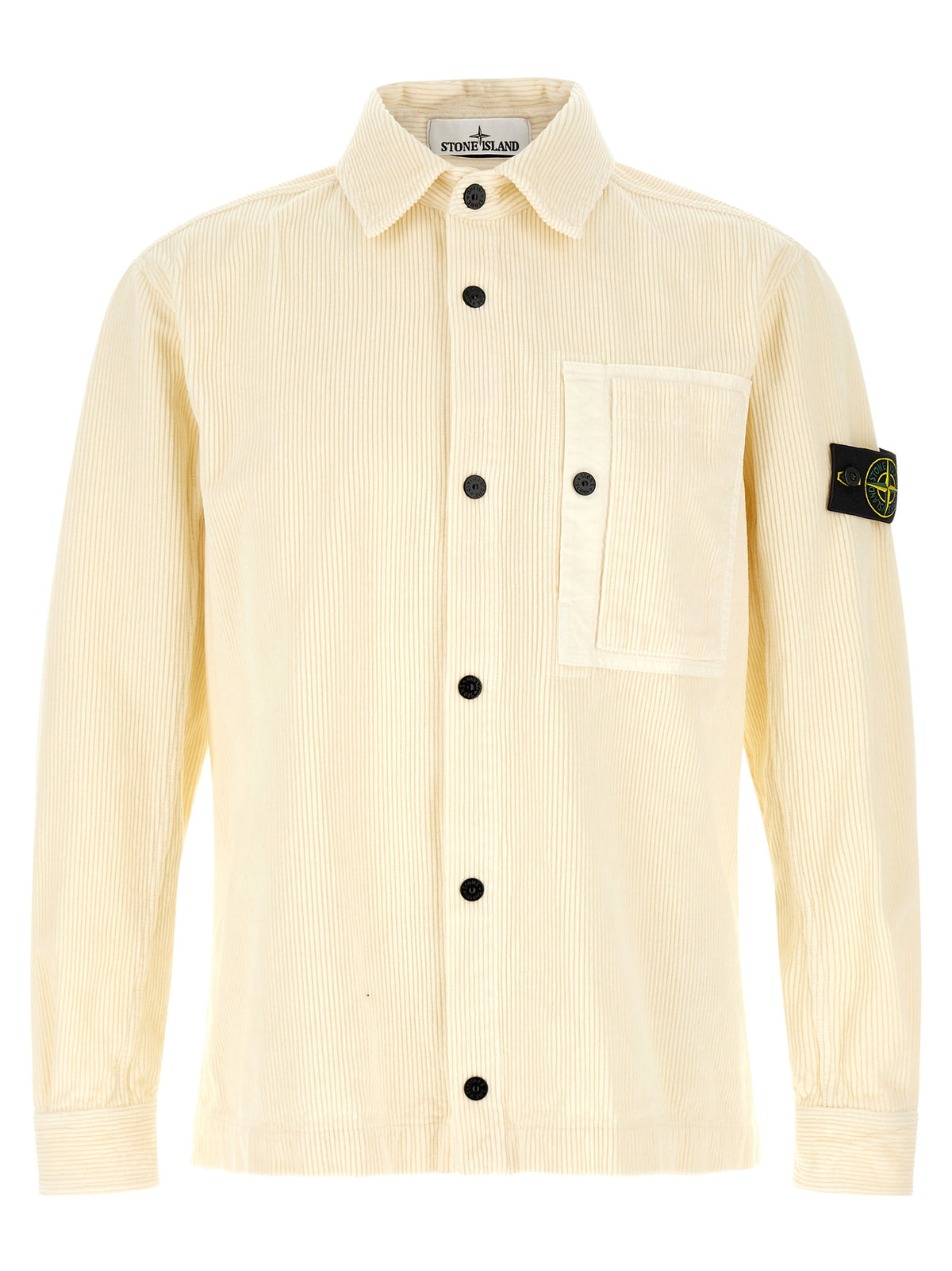 Stone Island White Cotton Blouse