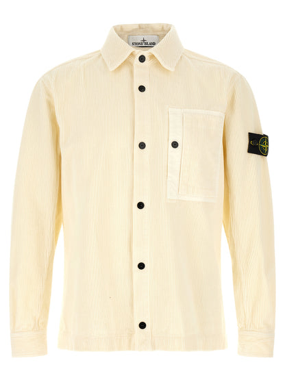 Stone Island White Cotton Blouse