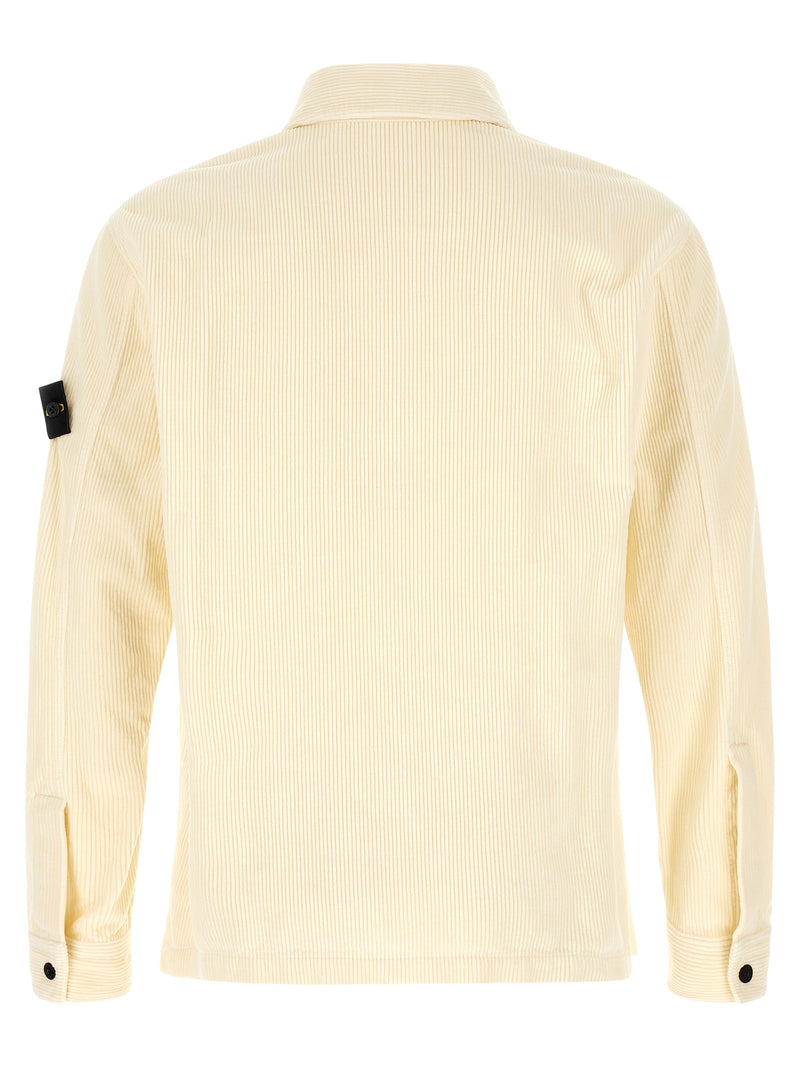 Chemisier en coton blanc Stone Island