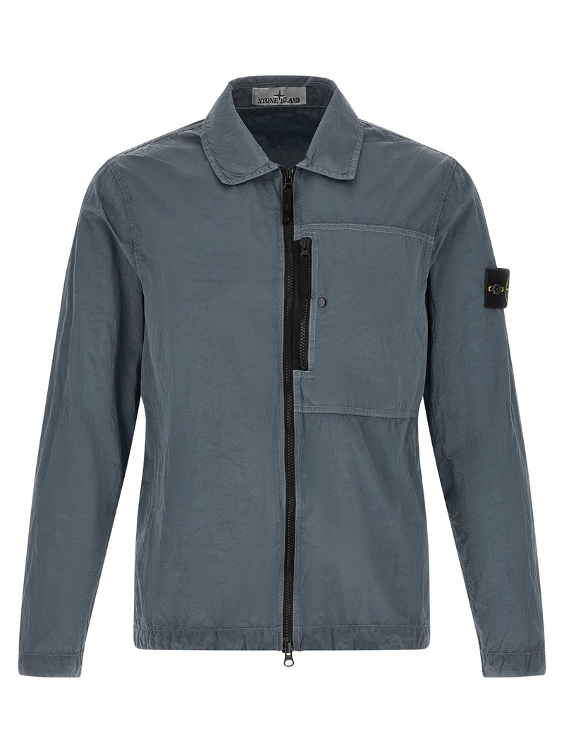 Chemisier Stone Island en polyamide gris