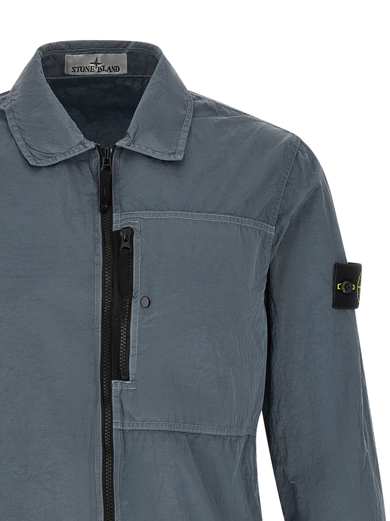 Chemisier Stone Island en polyamide gris