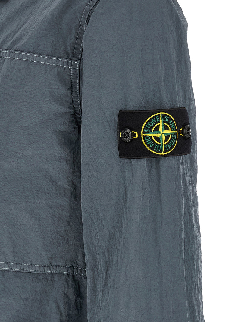 Chemisier Stone Island en polyamide gris