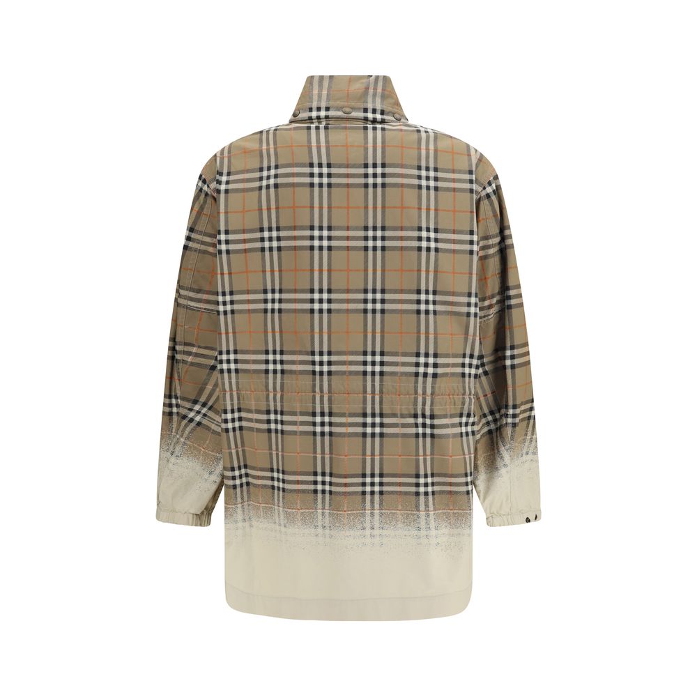 Parka en coton beige Burberry