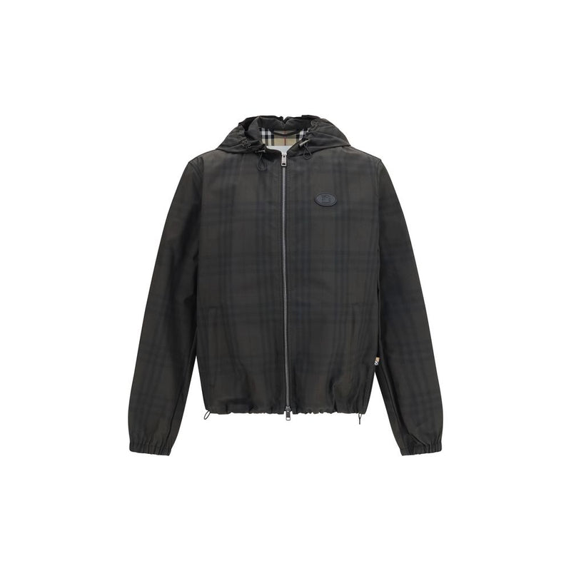 Burberry Brown Cotton Shell Jacket