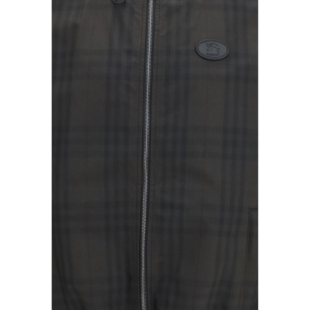 Veste en coton marron Burberry