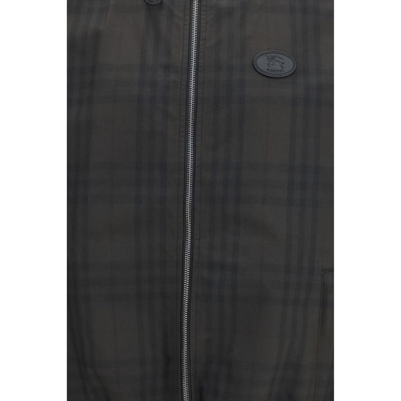 Burberry Brown Cotton Shell Jacket
