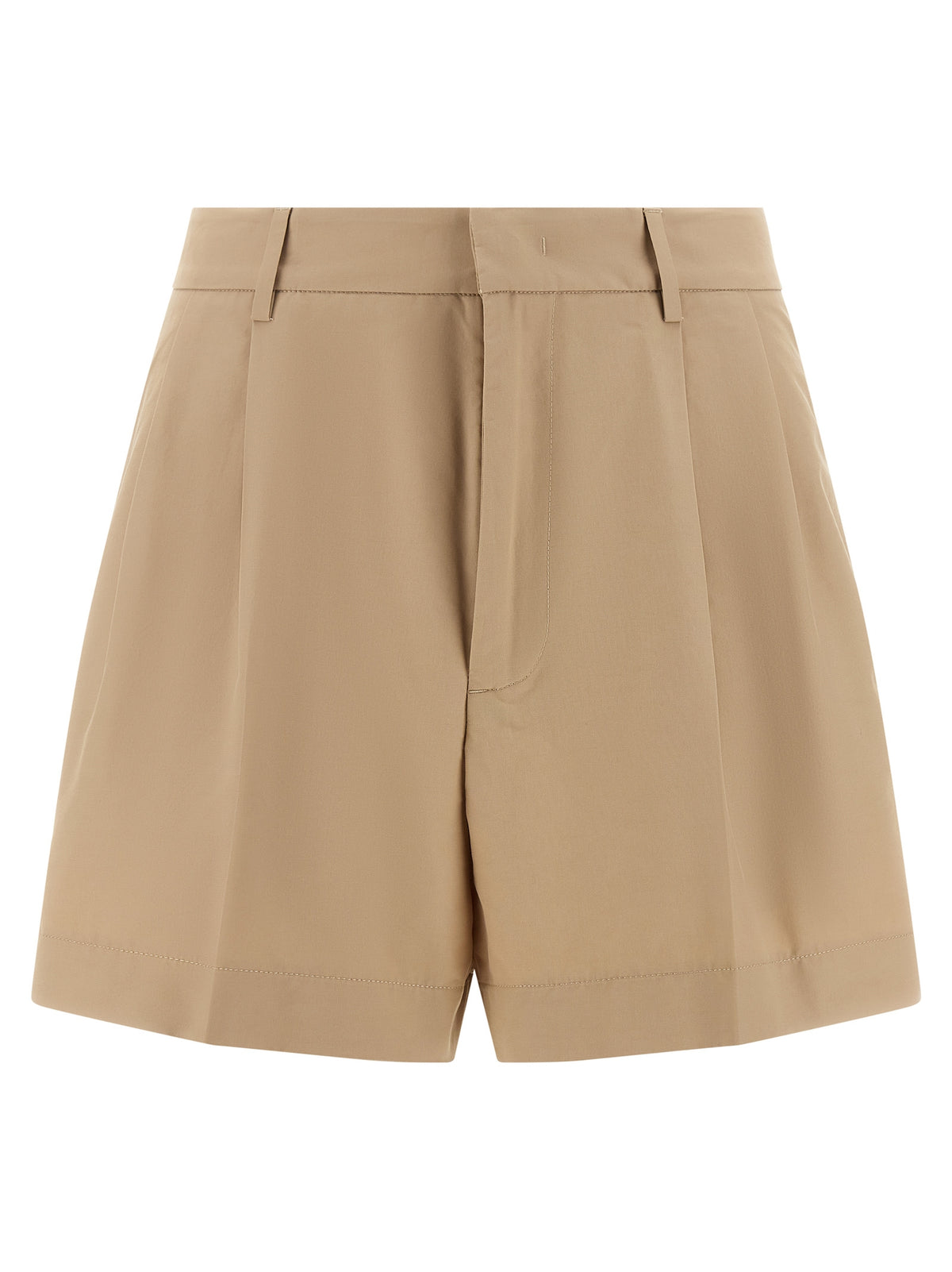 Shorts bermuda en coton marron Fabiana Filippi