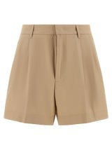 Shorts bermuda en coton marron Fabiana Filippi
