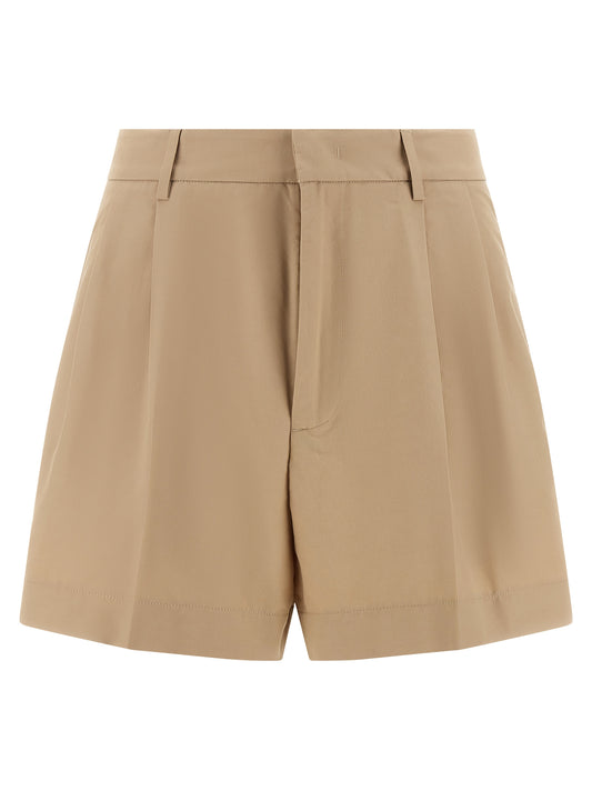 Shorts bermuda en coton marron Fabiana Filippi