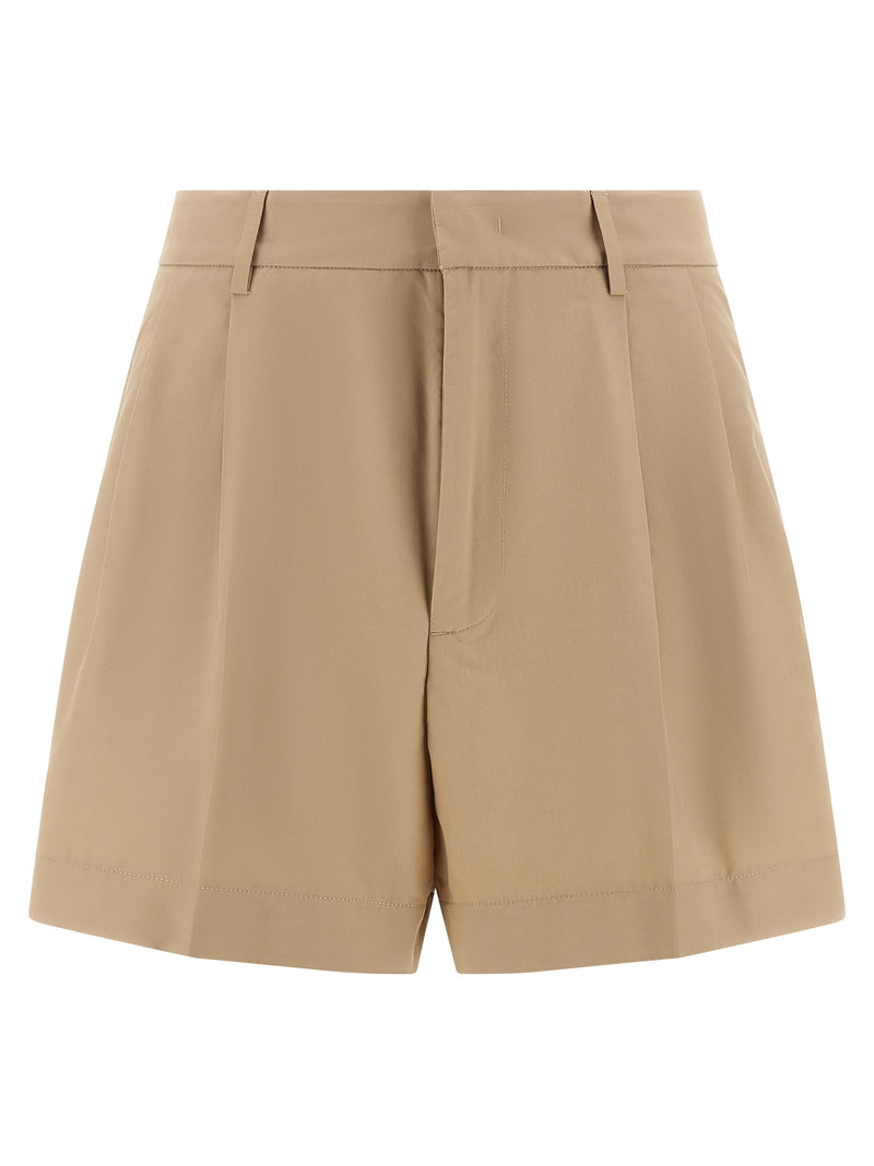 Fabiana Filippi Brown Cotton Bermuda Shorts