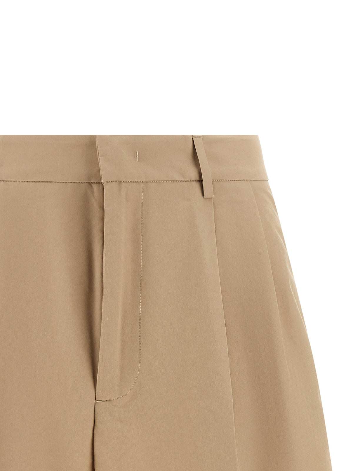 Shorts bermuda en coton marron Fabiana Filippi