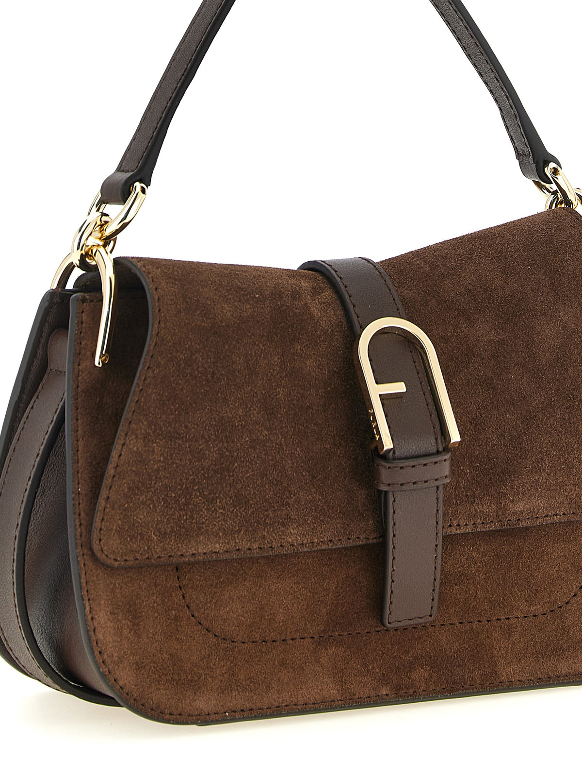 Sac à main Furla en cuir de veau marron