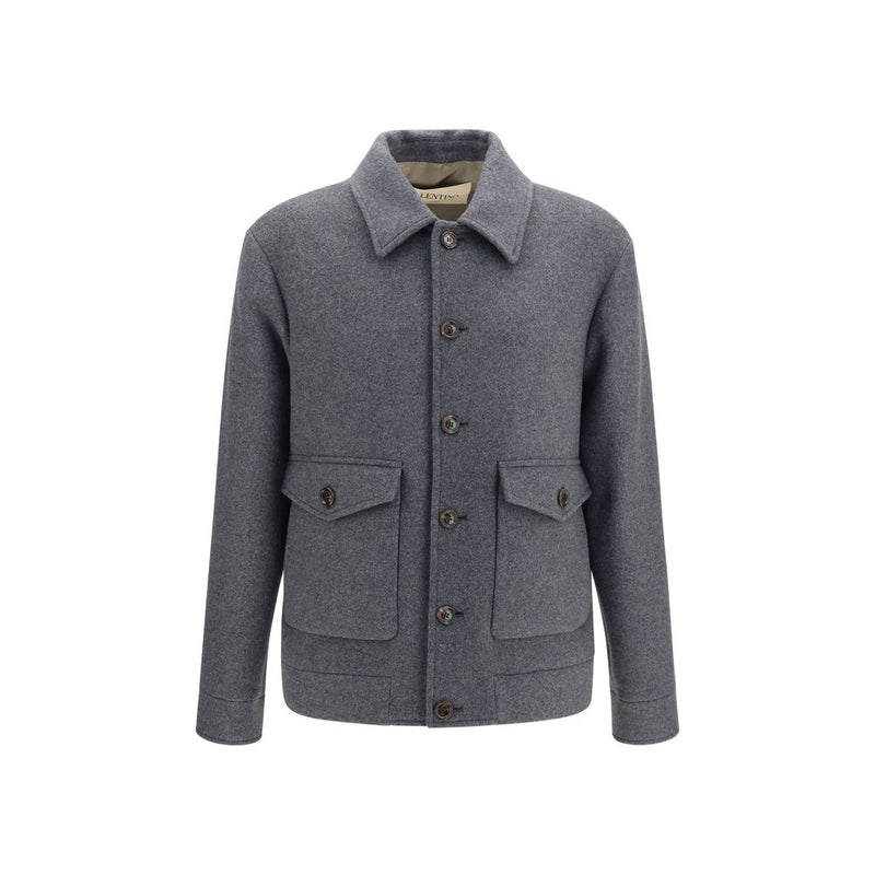 Veste Oversize en Laine Grise Valentino Garavani