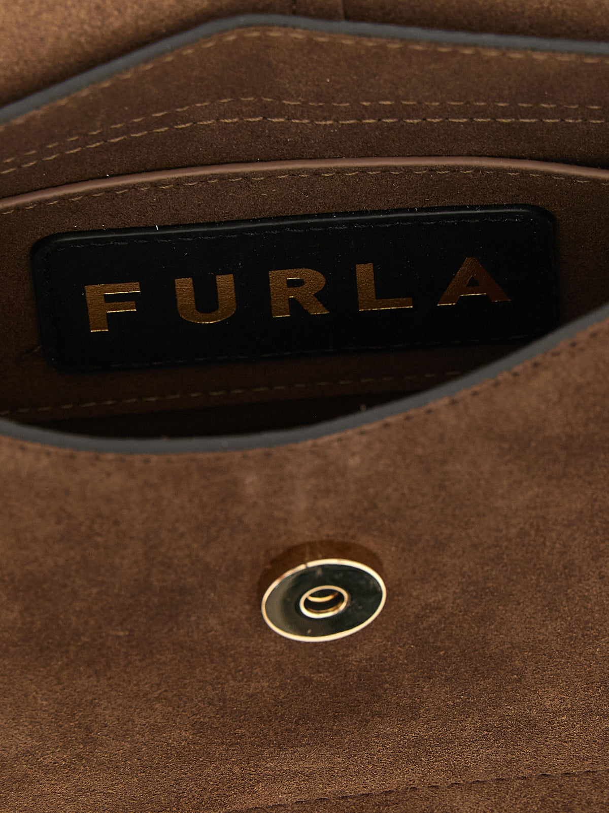 Sac à main Furla en cuir de veau marron