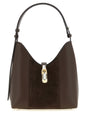 Furla Brown Calfskin Shoulder Bag