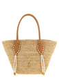 Christian Louboutin Beige Raffia Tote Bag