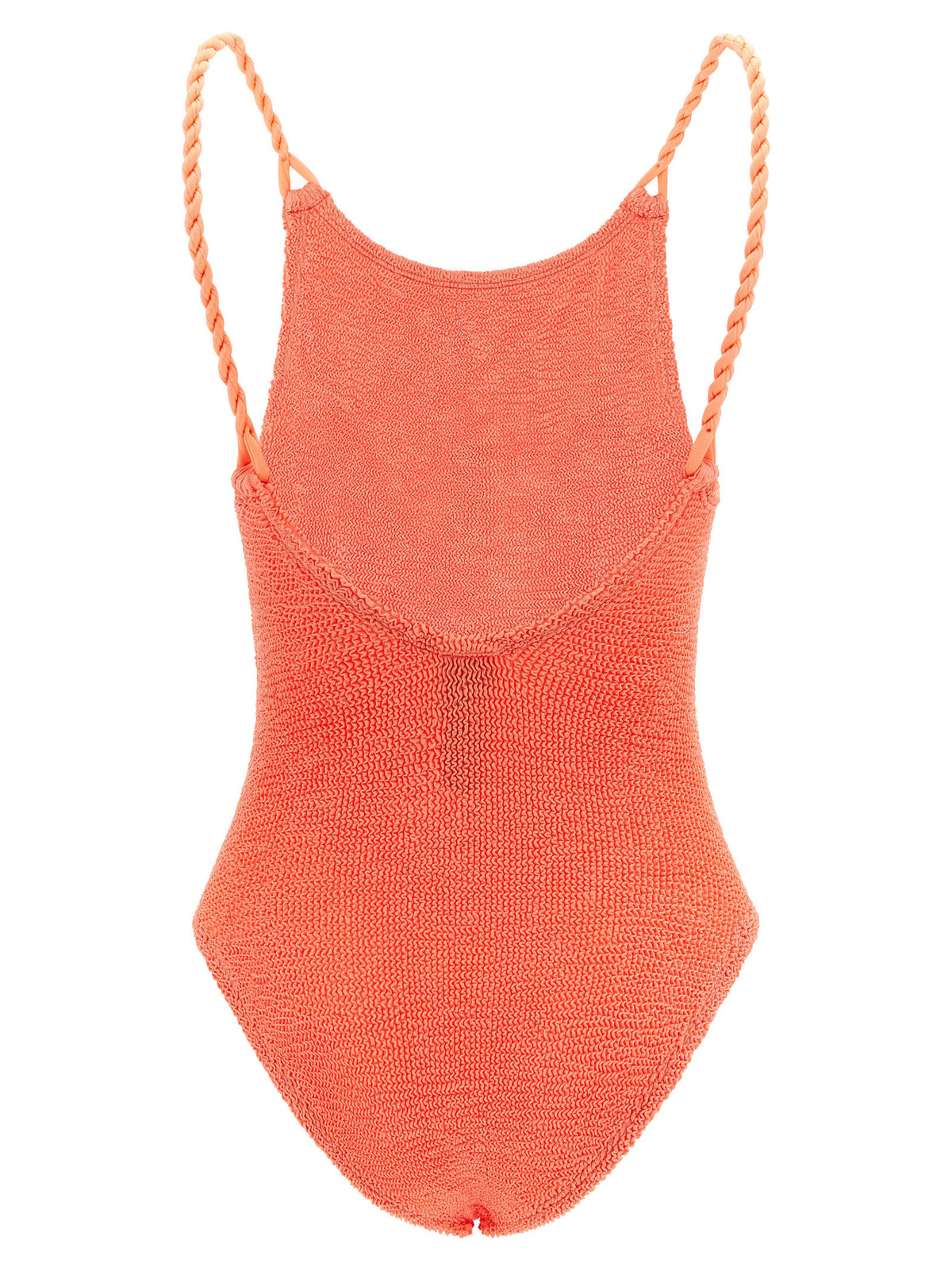 Maillot de bain une pièce en polyamide orange Hunza G