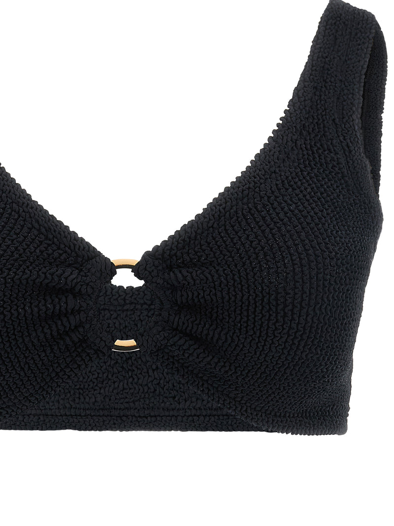Bikini Hunza G en polyamide noir