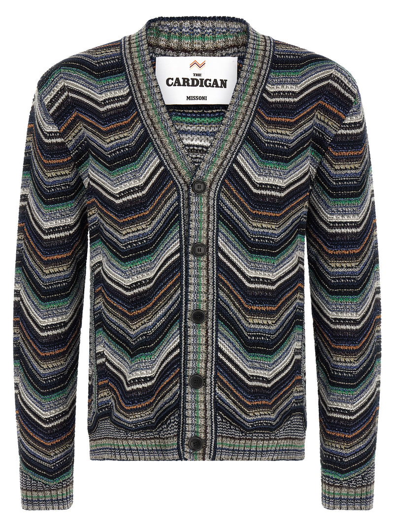 Gilet Missoni en laine multicolore