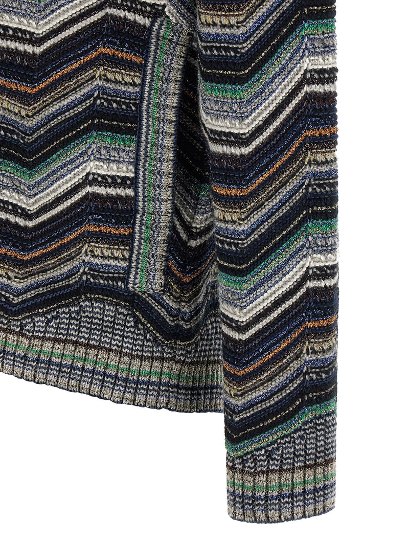 Gilet Missoni en laine multicolore