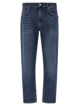 Jean cropped en coton bleu Department 5