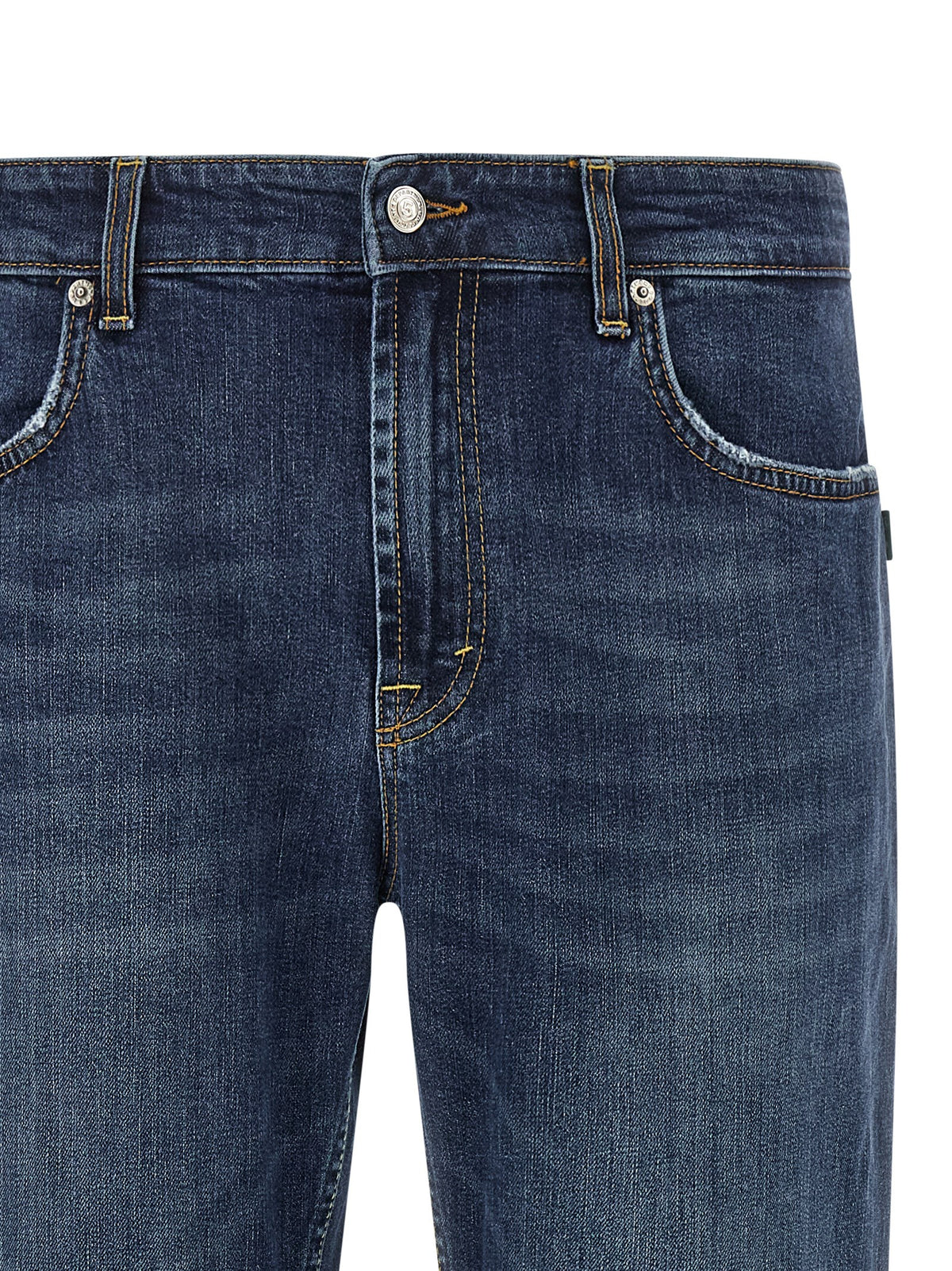 Jean cropped en coton bleu Department 5