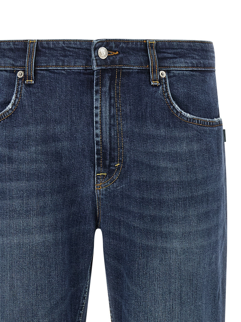 Jean cropped en coton bleu Department 5