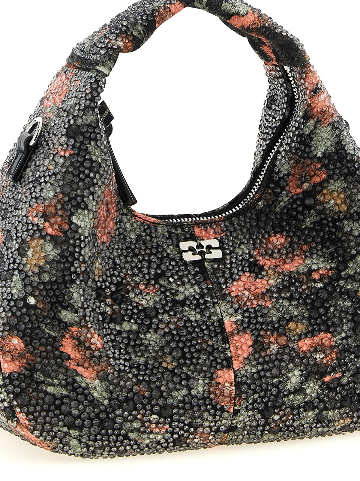 Sac à main Ganni en coton multicolore